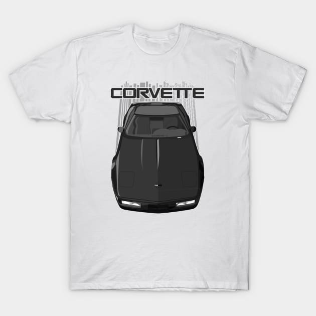 Corvette C4-black T-Shirt by V8social